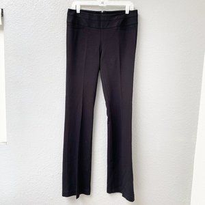 Cabi - Black Back Zip Closer Stretch, Straight Leg Work Pant, Size 6